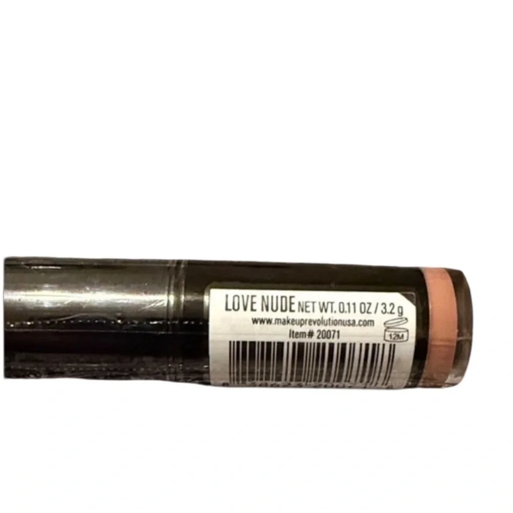 Makeup Revolution London Iconic Pro Lipstick Love Nude 20071‎ New Sealed